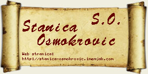 Stanica Osmokrović vizit kartica